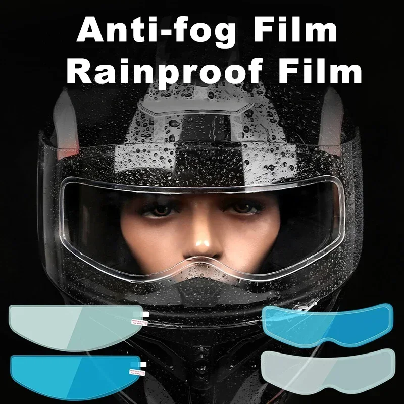 Motorcycle Helmets - 1/4 Pezzi Pellicola Trasparente Antiappannamento e