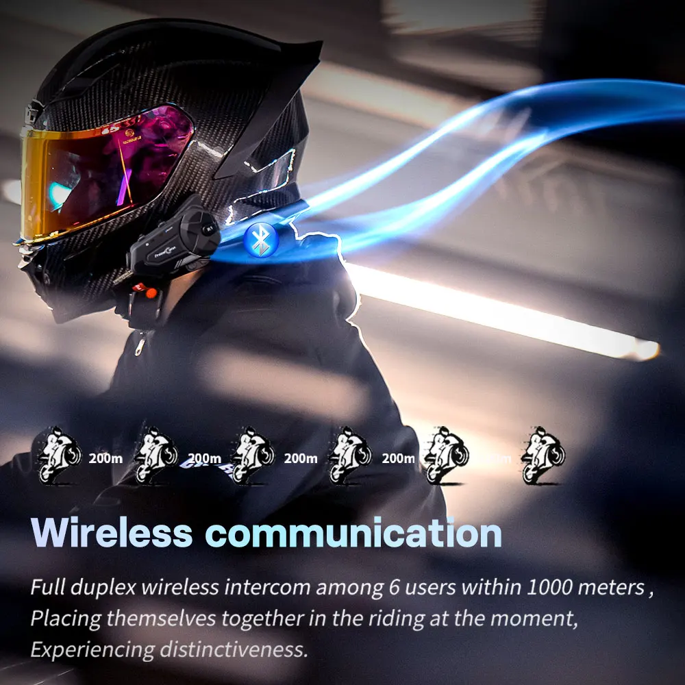 Freedconn Interfono per moto A - Universal Motorcycle Helmet Intercom Headset recensione e prezzo