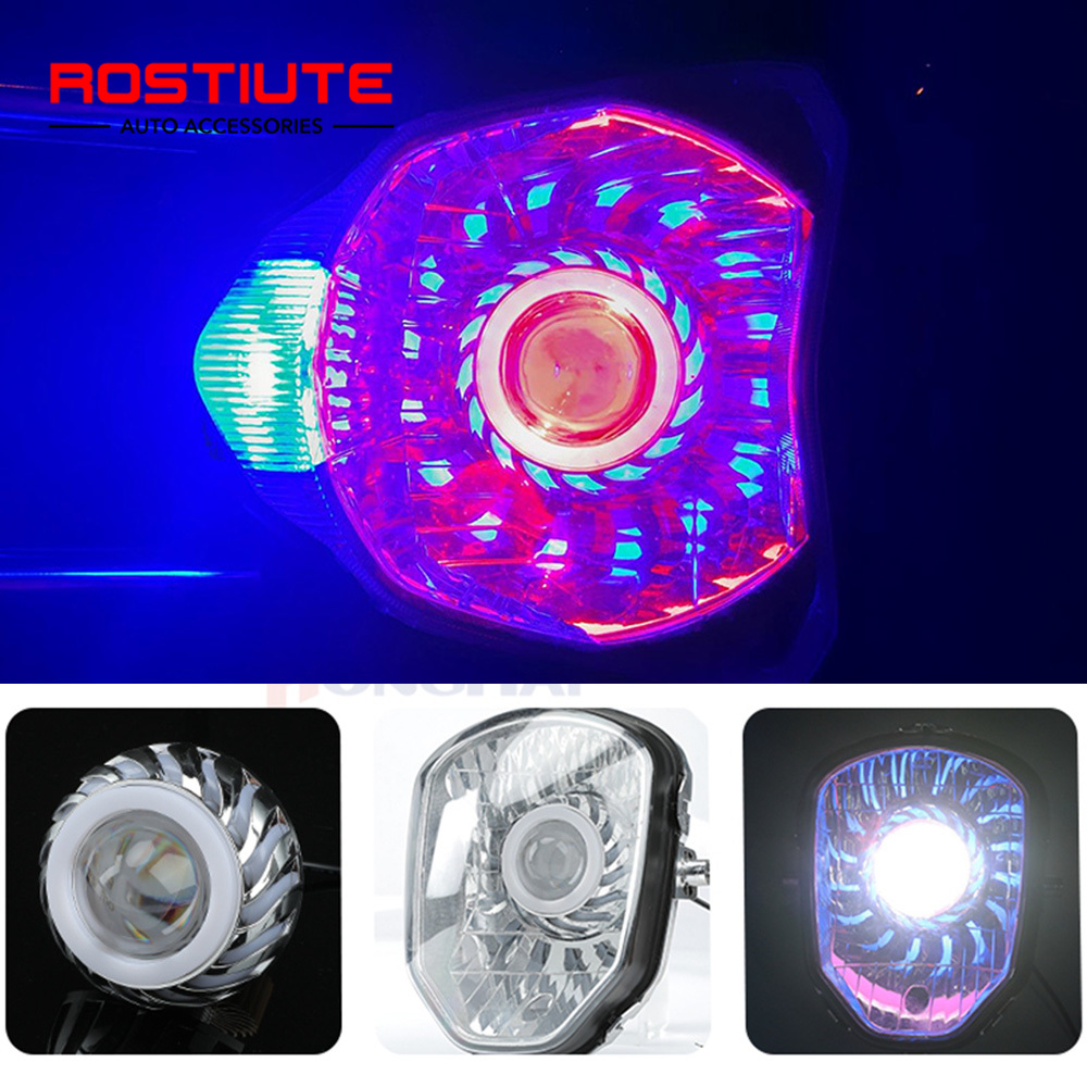 Fascio alto/basso Doppi occhi  - Universal Motorcycle Led Headlight Projector recensione e prezzo