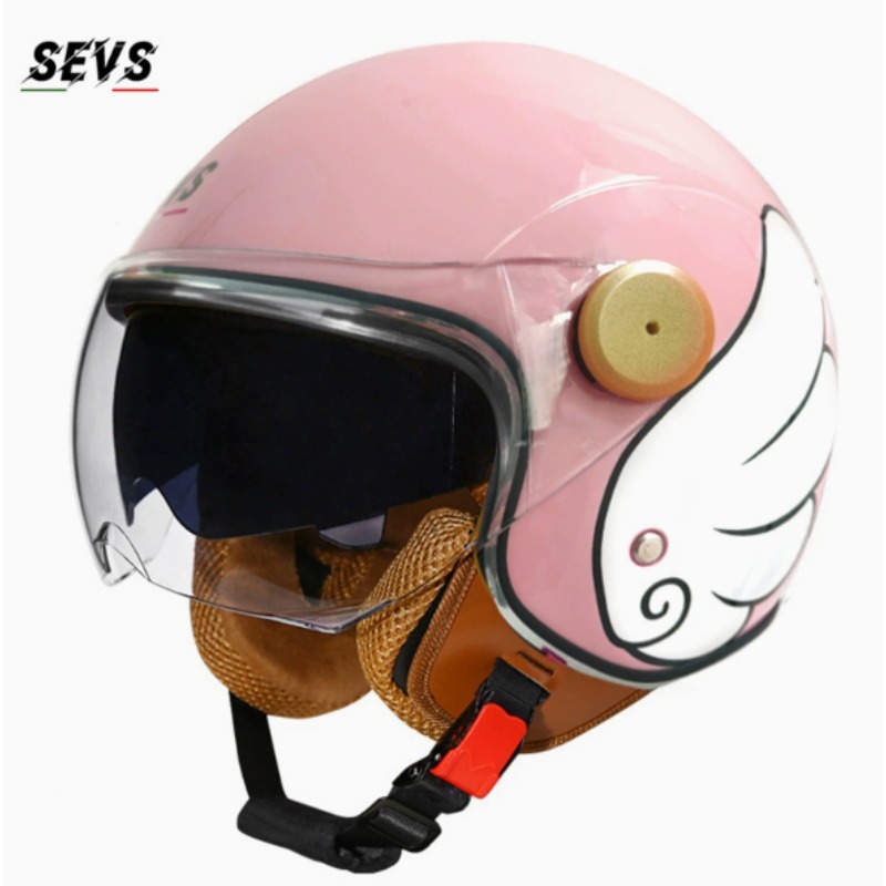 Casco Moto Aperto 3/4 con Cert - Vintage Open Face Retro Helmet recensione e prezzo
