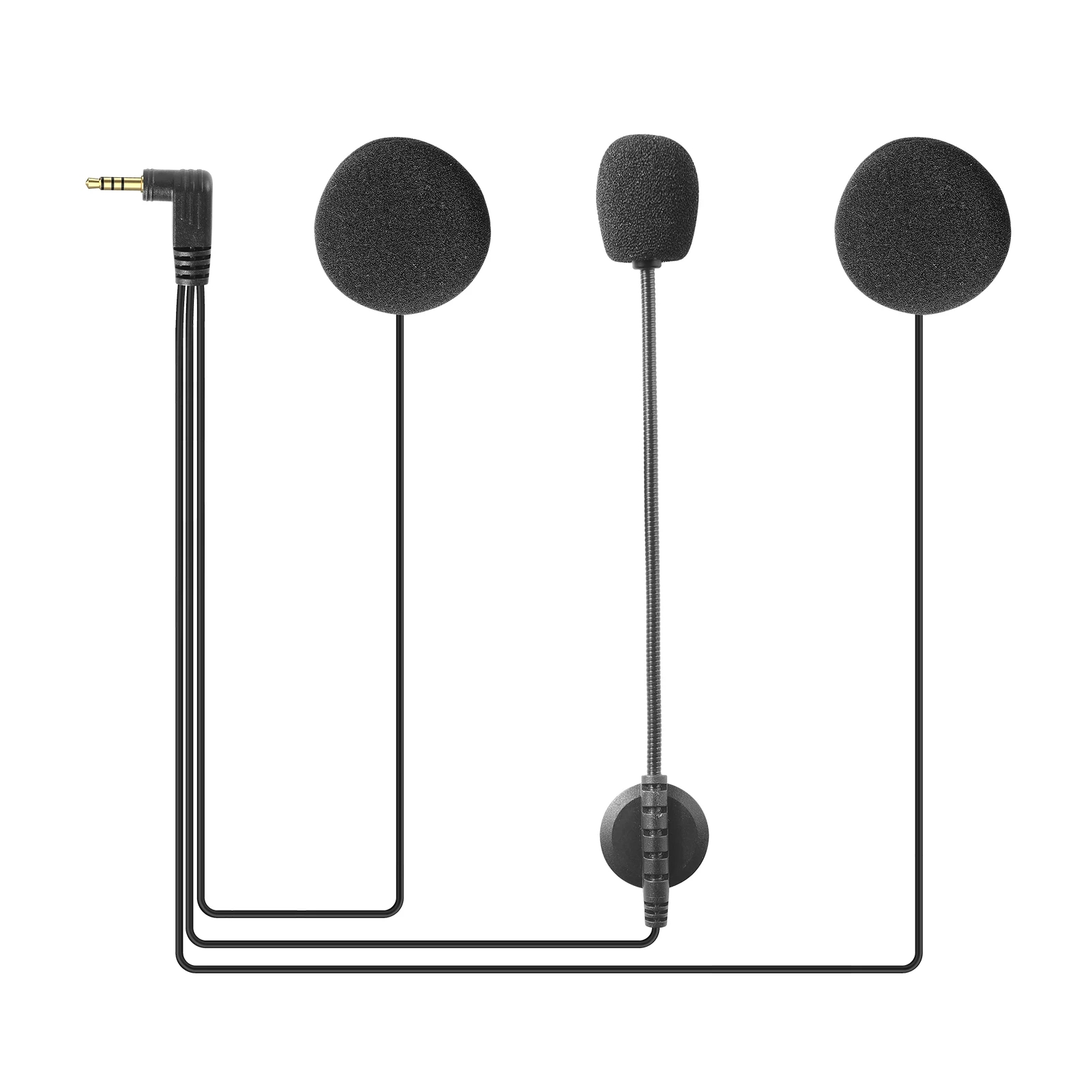 Accessori per microfono e auri - Universal Motorcycle Helmet Intercom Headset recensione e prezzo