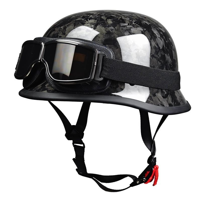 Mezzo casco forgiato in fibra  - Carbon Fiber Lightweight Motorcycle Helmet recensione e prezzo